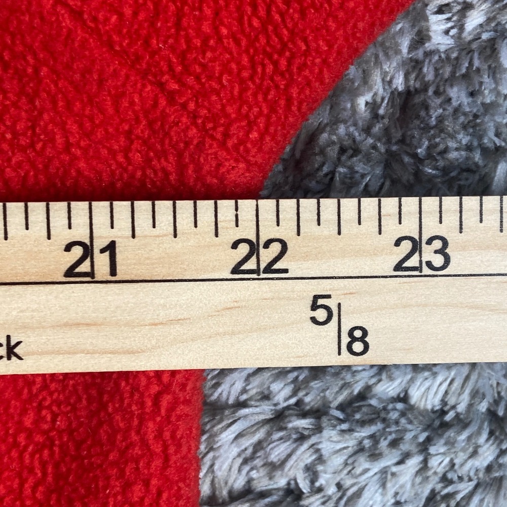 Vintage Starter Ohio State Buckeyes Pullover Mens L Red Fleece V-Neck Sweatshirt - Picture 7 of 11